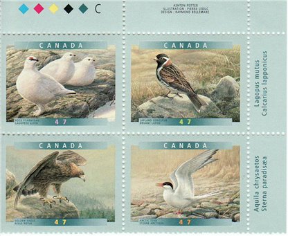 Canada Stamp #1889a - Birds of Canada-6a (2001)