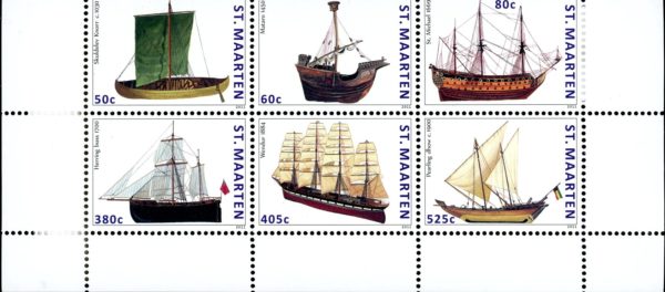 St. Martin Stamp [Sc#0021]  (2011) Classic sailing ships Boats MNH