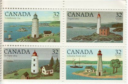 Canada Stamp #1035a - Canadian Lighthouses-1 (1984)