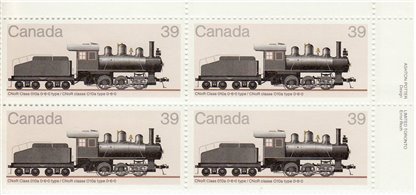 Canada Stamp #1073 - CNoR Class 010a 0-6-0 type (1985)