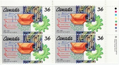 Canada PB #1134 - Engineering Symbols (1987) 36¢