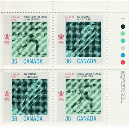 Canada PB#1153a - 1988 Olympic Winter Games (1987)