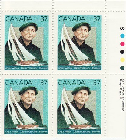 Canada Stamp PB#1228 - Angus Walters (1988) 37¢ - Image 2