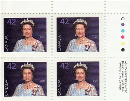 Canada Stamp #1357 - Queen Elizabeth II (1991)