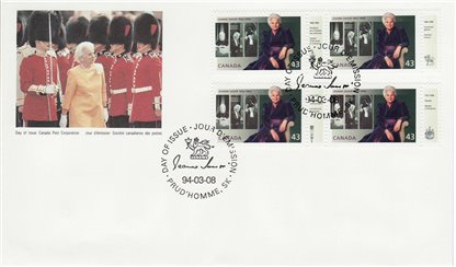 Canada -FDC 1994 --#1509A Jeanne Sauve.