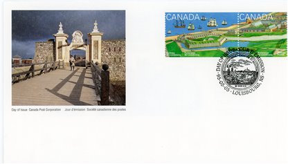 Canada FDC #1547-1551 - Fortress of Louisbourg, Nova Scotia (1995) 5 x 43¢ - Image 4