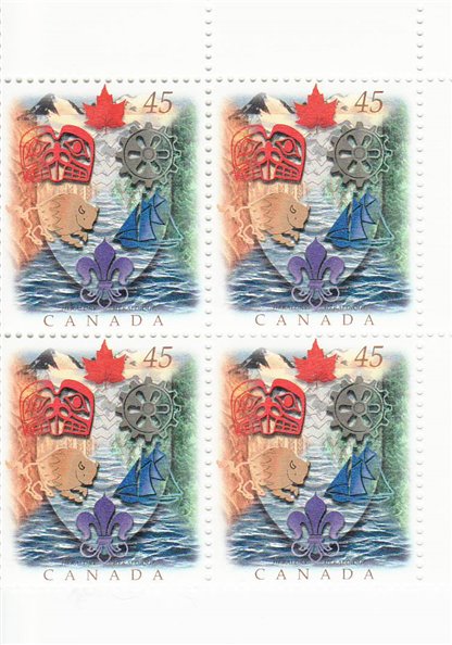 Canada Stamp #1614 - Canada's heraldic tradition (1996) 45¢ - Image 2