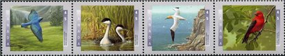 Canada Stamp #1634a - Birds of Canada-2 (1997)