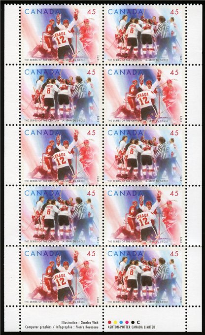 Canada Stamp Booklet - #BK201 The Series of the Century (1997) 10 x 45¢ - Image 3