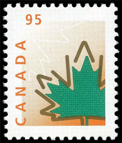 Canada Stamp #1686 - Maple Leaf (1998) 95¢ - Image 2