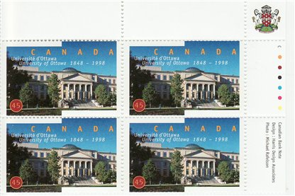 Canada Stamp #1756 - Tabaret Hall (1998) 45¢