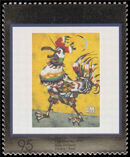 Canada Stamp #1800 - Coq licorne (1999) 95¢ - Image 2