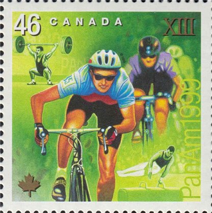 Canada Stamp #1802- Pan American Games (1999) 46¢ - Image 2