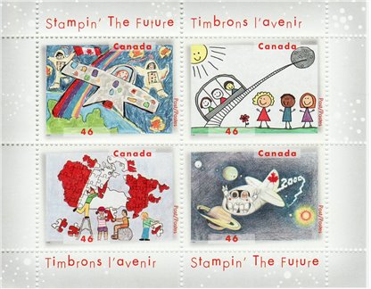 Canada Stamp #1862B - Stampin' the future (2000) 4 x 46¢ - Image 2