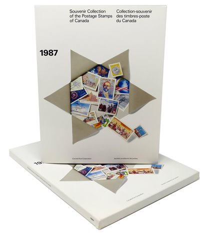 CANADA 1987 Year Book Stamp Collection, A full set of Canada Post’s 1987 Stamps