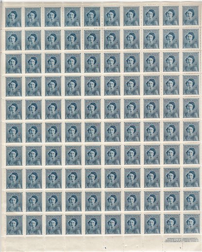 Canada STAMP PB#276 - Princess Elizabeth (1948) 4¢ - Image 2