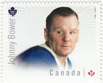 Canada Stamp #2869i - Johnny Bower (2015) P (85¢)