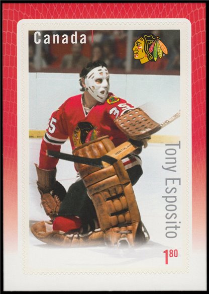 Canada Stamp #2874 - Tony Esposito (2015) $1.80 - Image 2