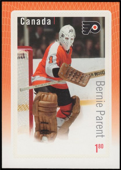 Canada Stamp #2877 - Bernie Parent (2015) $1.80 - Image 2