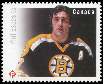 Canada Stamp #2943i - Phil Esposito (2016) P (85¢)