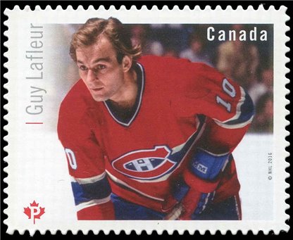 Canada Stamp #2944i - Guy Lafleur (2016) P (85¢)