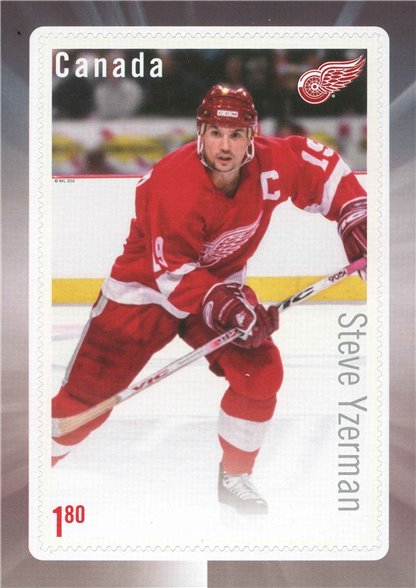 Canada Stamp #2951 - Steve Yzerman (2016) $1.80