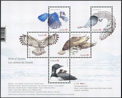 Canada Stamp #3017 - Birds of Canada - 2 (2017) $4.25 - Image 2