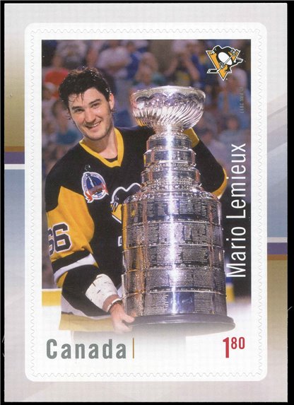 Canada Stamp #3037 - Mario Lemieux (2017) $1.80 - Image 2