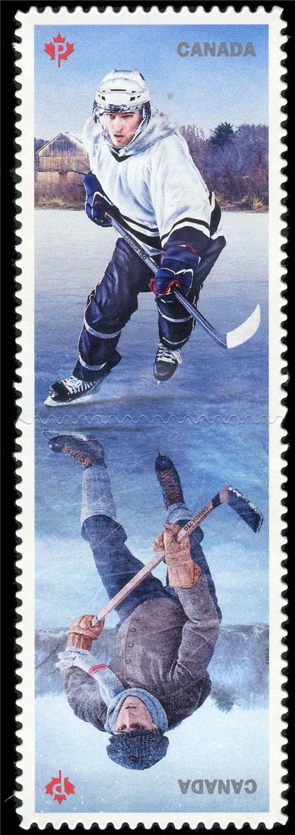 Canada Stamp #3041i - History of Hockey (2017) 2 x P (85¢) - Image 2