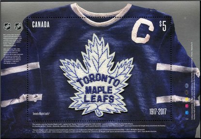 Canada Stamp #3042 - Toronto Maple Leafs (2017) $5 - Image 3