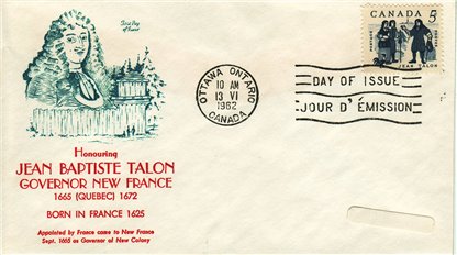 Canada FDC #398 - Talon and Colonists (1962) 5¢