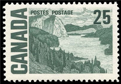 Canada Stamp #465ii (HB) - Solemn Land, by J.E.H. MacDonald (1971) 25¢ - Image 2