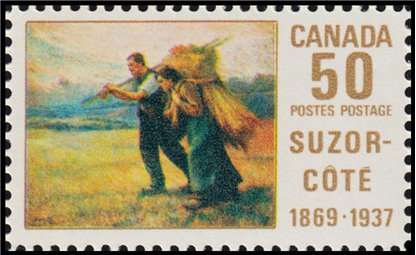 Canada Stamp PB#492 - Return from the Harvest Field (1969) 50¢ - Image 2