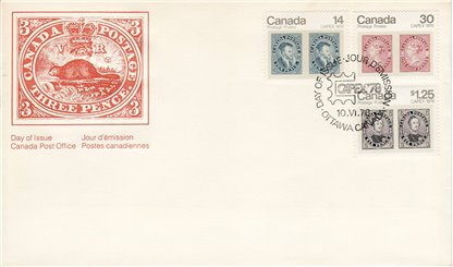 FDC Canada Stamp #754-56- Capex '78 (1978) $1.69