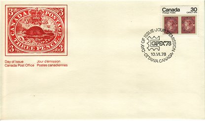 FDC Canada Stamp #755 - Capex '78 (1978) $0.30