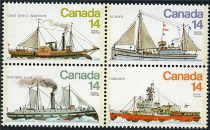 Canada Stamp #779a - Ice Vessels (1978) 4 x 14¢ - Image 2