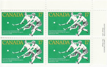 Canada PB #834 - Women's Field Hockey (1979) 17¢