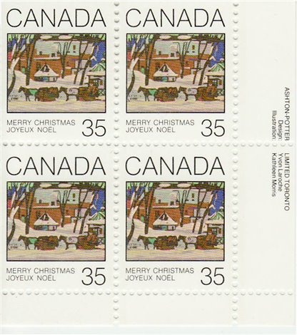 Canada Stamp PB#872 - McGill Cab Stand (1980) 35¢ - Image 2