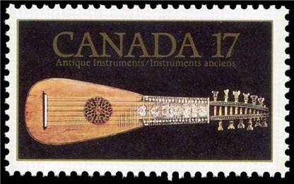 Canada Stamp #878 - Antique Mandora (1981) 17¢ - Image 2