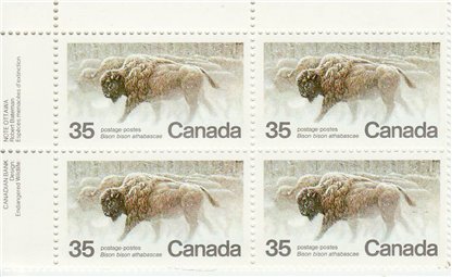 Canada Stamp #884 - Wood Bison (1981) 35¢ - Image 2