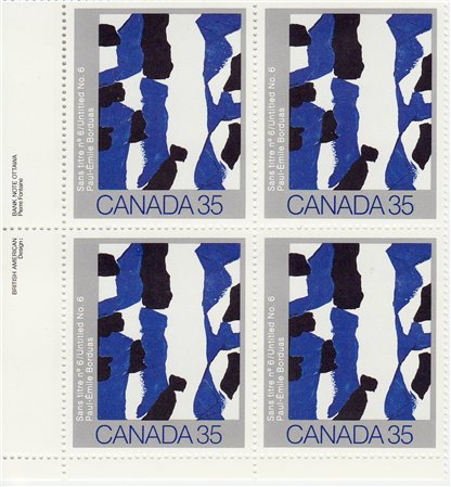 Canada Stamp PB#889i- Untitled No. 6 (1981) 35¢ - Image 2