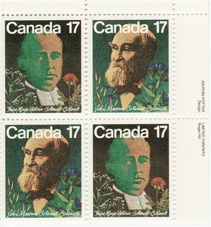 Canada Stamp PB#895a - Canadian Botanists (1981) 2 x 17¢ - Image 2