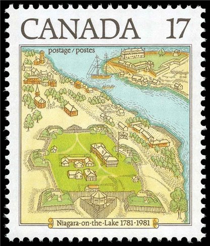 Canada Stamp #897 - Map of the Town (1981) 17¢ - Image 2