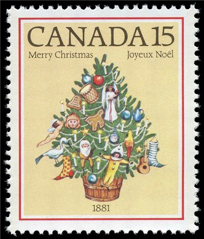 Canada Stamp #901 - Christmas Tree, 1881 (1981) 15¢ - Image 2