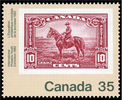 Canada Stamp #911 - RCMP Constable (No. 223) (1982) 35¢ - Image 2