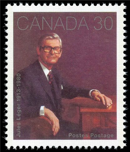 Canada Stamp #914 - Jules Léger (1982) 30¢ - Image 2