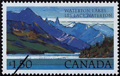 Canada Stamp #935I - Waterton Lakes (1982) $1.50