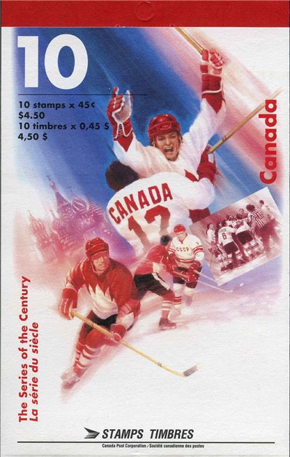 Canada Stamp Booklet - #BK201 The Series of the Century (1997) 10 x 45¢