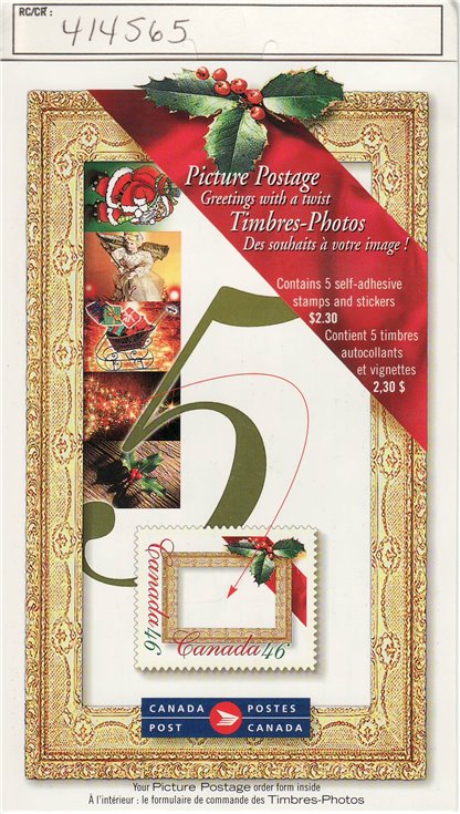 Canada BOOKLET #232 - Christmas picture frame (2000) 46¢ - Image 3