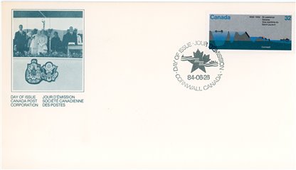 Canada FDC#1015 - Seaway Locks (1984) 32¢ - Image 2